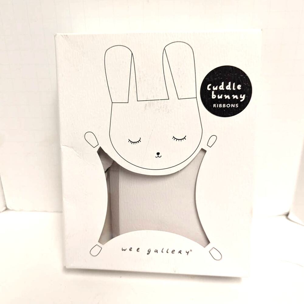 Wee Gallery Cuddle Bunny Baby Toddler Toy Organic NWT